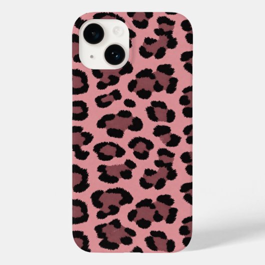 Rosa Leopard iPhone-Hülle Case-Mate iPhone Hülle (Rückseite)