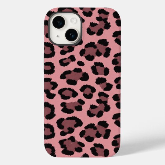 Rosa Leopard iPhone-Hülle Case-Mate iPhone Hülle (Rückseite)