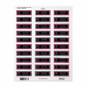Rosa Leopard Mit Monogramm (Vorne)