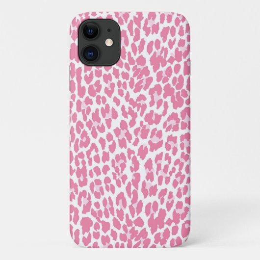 Rosa Leopard-Muster Case-Mate iPhone Hülle (Rückseite)