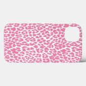 Rosa Leopard-Muster Case-Mate iPhone Hülle (Rückseite (Horizontal))