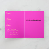 Rosa Leopard, Party wie ein ROCK STAR Biot... Einladung (Innenseite)