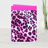 Rosa Leopard, Party wie ein ROCK STAR Biot... Einladung (Rückseite)