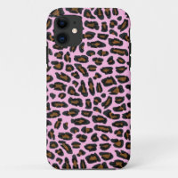 Rosa Leopard-Pelz