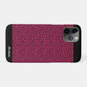 rosa Leopard Personalisiert Case-Mate iPhone Hülle (Rückseite (Horizontal))