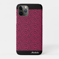 rosa Leopard Personalisiert