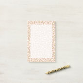 Rosa Leopard Post It Notes Geschenk Post-it Klebezettel (Auf Schreibtisch)