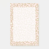 Rosa Leopard Post It Notes Geschenk Post-it Klebezettel (Vorderseite)