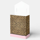 Rosa Leopard Princess Baby Dusche Geschenkschachtel (Geöffnet)