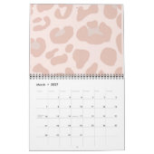 Rosa Leopard Print 2021 Calendar Kalender (Mär 2027)