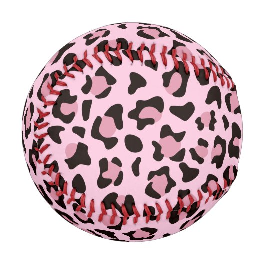 Rosa Leopard Print Baseball (Vorderseite Links)