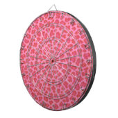 Rosa Leopard Skin Dart Board Dartscheibe (Vorderseite rechts)