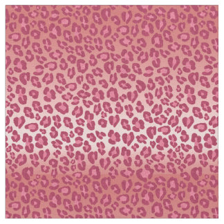 Rosa Leopard Stoff