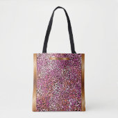Rosa Leopard-Tarnmuster-Tierdruck-Muster  Tasche (Vorderseite)