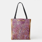 Rosa Leopard-Tarnmuster-Tierdruck-Muster  Tasche (Rückseite)