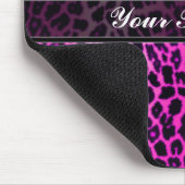 Rosa Leopard-Tierdruck-Gewohnheit Mousepad (Ecke)