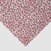 Rosa Leopard-Tierdruck-Muster Seidenpapier (Ausschnitt)