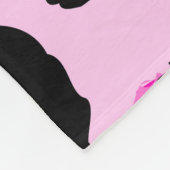 Rosa Leopard. Tierisches Hautmuster. Leopard. Pant Fleecedecke (Ecke)