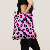 Rosa Leopard. Tierisches Hautmuster. Leopard. Pant Tasche (Von Nahem)
