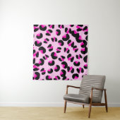 Rosa Leopard. Tierisches Hautmuster. Leopard. Pant Wandteppich (Beispiel)