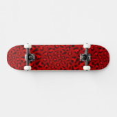 Rosa Leopardbeschaffenheitsmuster Skateboard (Horizontal)
