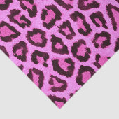Rosa Leoparddruckmuster Seidenpapier (Ausschnitt)