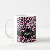 Rosa Leoparden Kaffeetasse (Links)