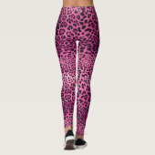 Rosa Leoparden Leggings (Rückseite)