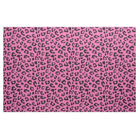 Rosa Leoparden-Muster Stoff (Fat Quarter (45,7 x 55,9 cm))