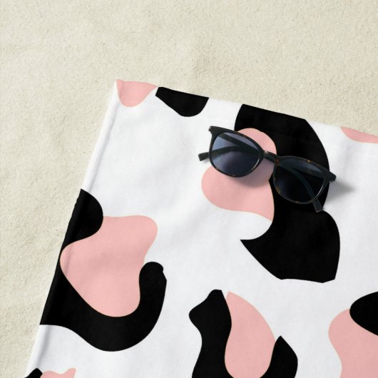 Rosa Leoparden Strandtuch (Beispiel)