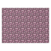 Rosa Leoparden Tischdecke (Vorderseite (Horizontal))