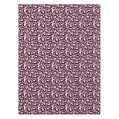 Rosa Leoparden Tischdecke (Vorderseite)