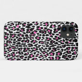 rosa Leopardendruck Case-Mate iPhone Hülle (Rückseite (Horizontal))