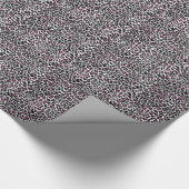 rosa Leopardendruck Geschenkpapier (Ecke)