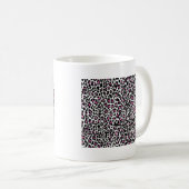 rosa Leopardendruck Kaffeetasse (VorderseiteRechts)