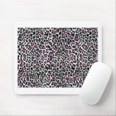 rosa Leopardendruck Mousepad (Mit Mouse)