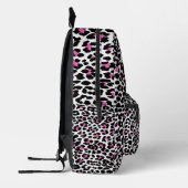 rosa Leopardendrucke Bedruckter Rucksack (Links)
