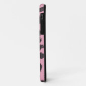 Rosa Leopardenfell-Muster Case-Mate iPhone Hülle (Hinten/Links)
