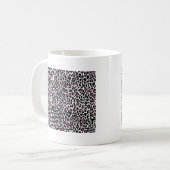 rosa Leopardenmuster Kaffeetasse (Vorderseite Links)