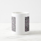 rosa Leopardenmuster Kaffeetasse (Mittel)