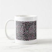 rosa Leopardenmuster Kaffeetasse (Links)