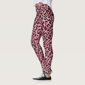 Rosa Leopardenmuster Leggings (Links)