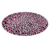 Rosa Leopardenmuster. Schneidebrett (Ecke)