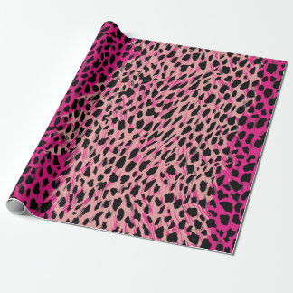 Rosa Leopardenmuster Textilfabricanimal, Backgrob Geschenkpapier