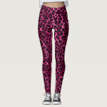 Rosa Leopardin Leggings<br><div class="desc">Pink Leopard Tiermuster Drucke Leggings. ⭐ 99% meiner Designs in meinem Geschäft sind in Schichten gemacht. Dadurch können Sie die Größe und den Text leicht verändern und verschieben, sodass die Grafik und der Text perfekt zu jedem Produkt passen. ⭐ (Bitte vergewissern Sie sich vor der Bestellung, dass Sie Grafiken verändern...</div>