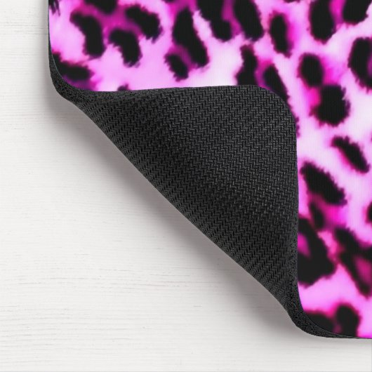 rosa LeopardMausunterlage Mousepad (Ecke)