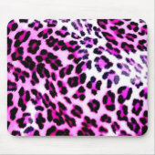 rosa LeopardMausunterlage Mousepad (Vorne)