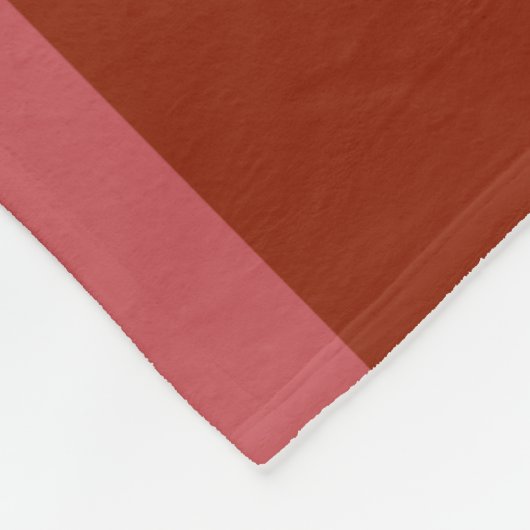 Rosa Lesbische Flagge Fleecedecke (Ecke)