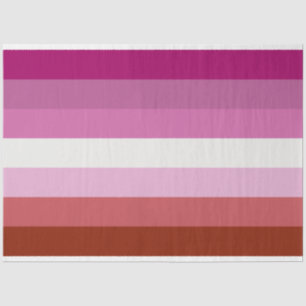 Rosa Lesbische Flagge Seidenpapier
