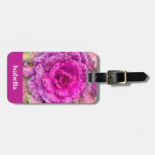 Rosa Lettuce Gepäckanhänger (Vorderseite horizontal)